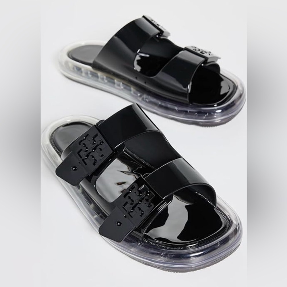 Tory Burch Open Toe Jelly Sandals. Size 8